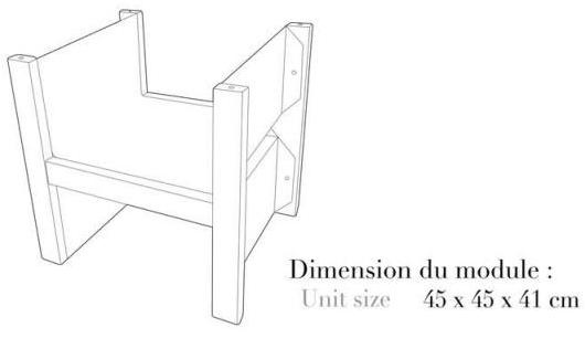 smarin Модульная открытая полка из дерева sun-id-1497157 - Вид №7