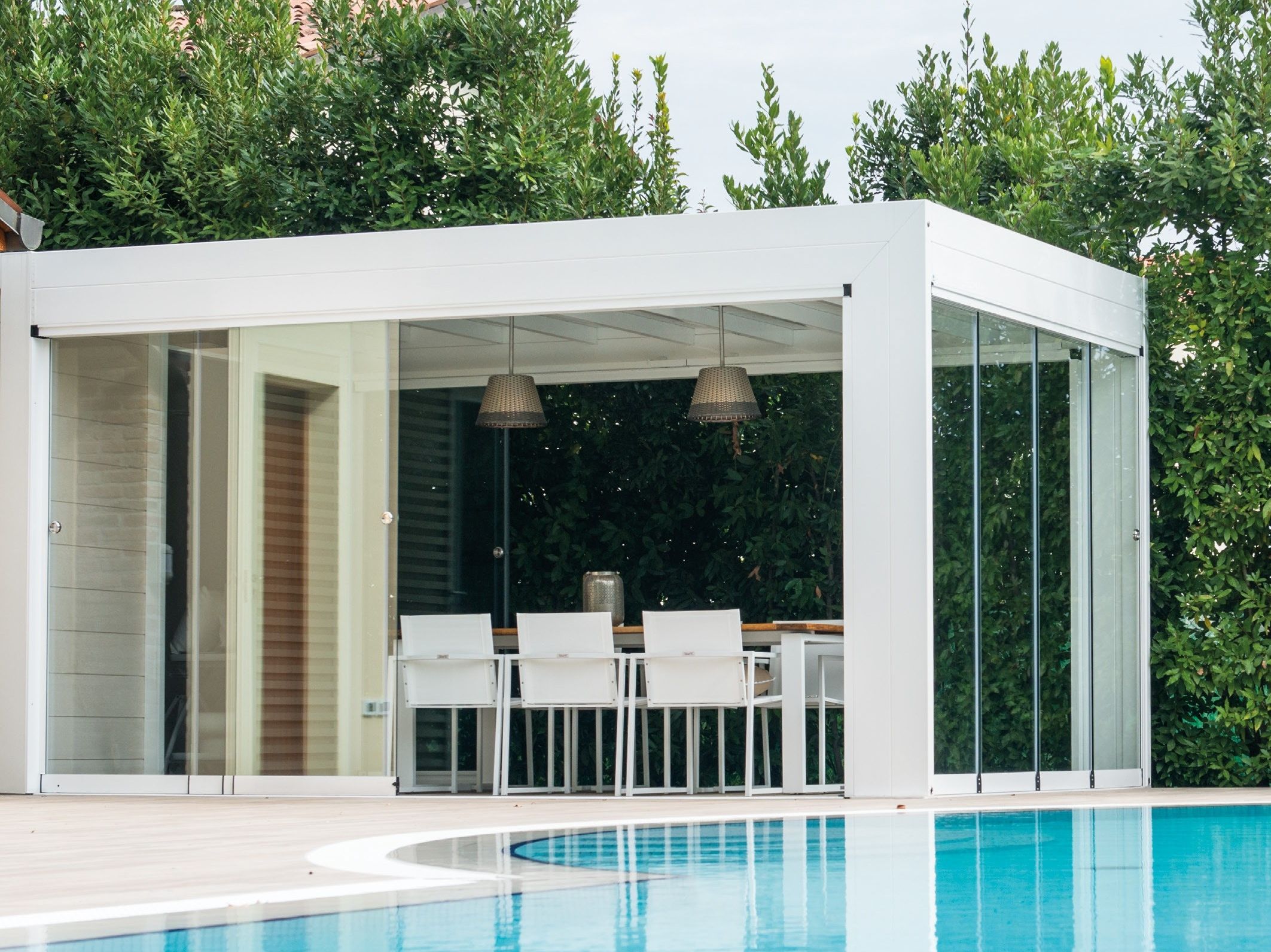 Раздвижные окна из алюминия и стекла Mv Line панорамное остекление / Экран ARCH-00118683 - Вид №1