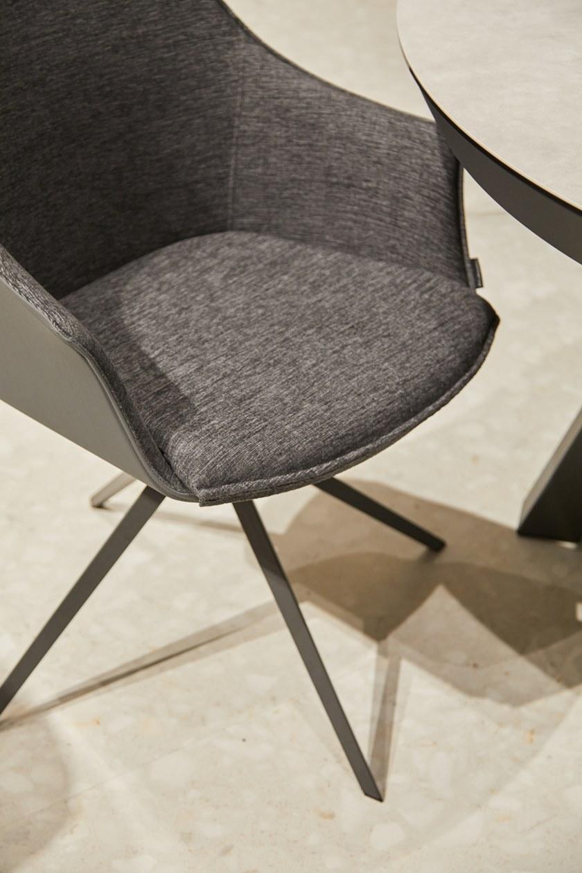 MOBLIBERICA Вращающееся кресло с тканевой обивкой и подлокотниками Kedua sun-id-1445218 - Вид №5