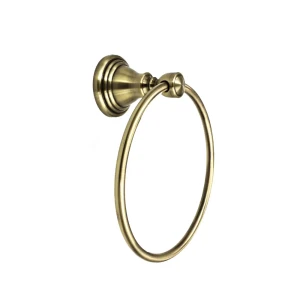Полотенцедержатель-кольцо Bath Plus Bronx в золотом исполнении 89384526