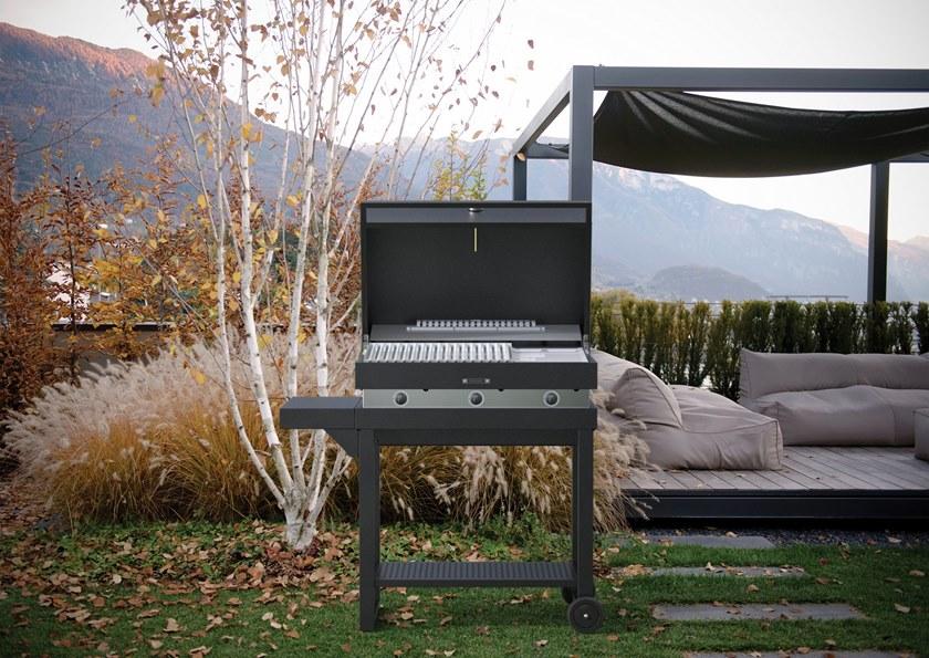 Fògher Газовая печь для барбекю с 3 конфорками и тележкой для освещения sun-id-1387174 - Вид №5