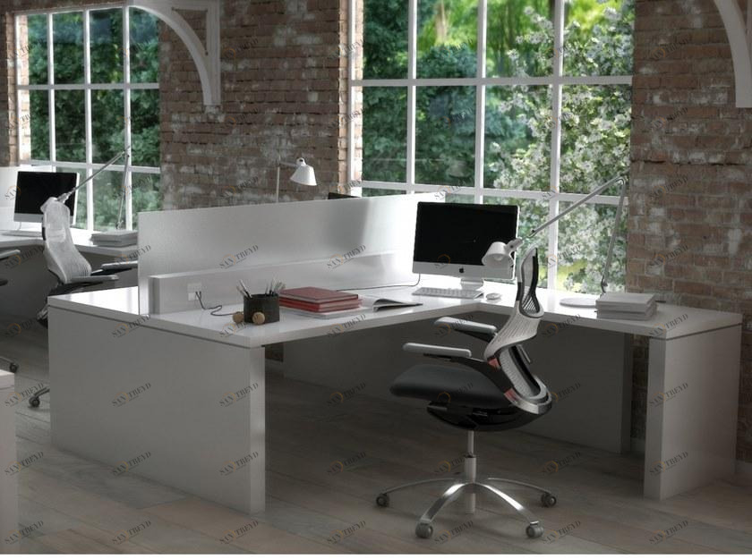 Elitable Стол угловой из лакированной древесины Star sun-id-1478720