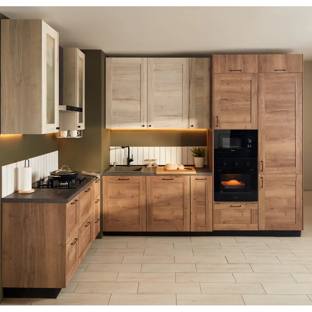 Фасад кухонный DELINIA ID Касли 39.7×38.1 см из ЛДСП светлое дерево 86880993 STLM-0885810 - Вид №10