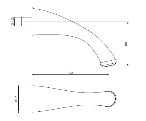 Настенный дозирующий носик Gaia Mobili Complements ARCH-00129566 - Вид №2