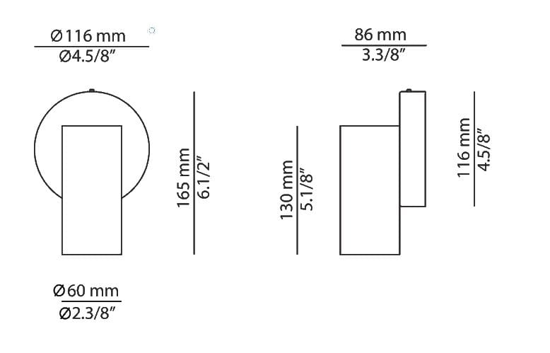 Металлический настенный светильник Estiluz ARCH-00046727 - Вид №2