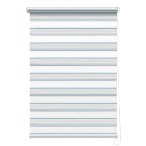 Штора рулонная день-ночь Granada 140x175 см голубая