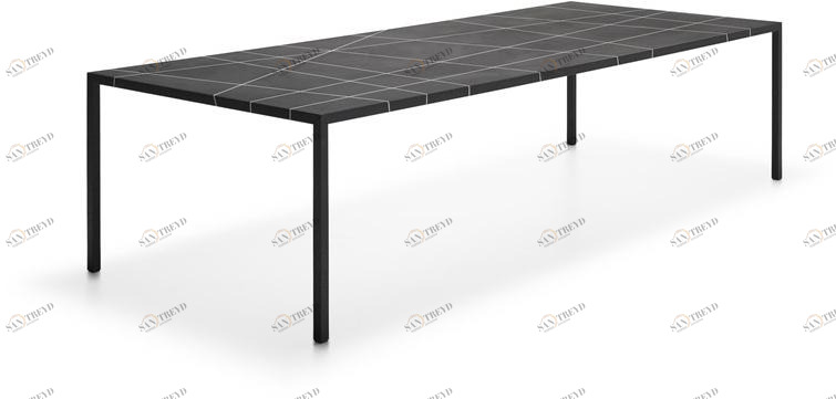 MDF Italia Прямоугольный мраморный стол Tense sun-id-1498195
