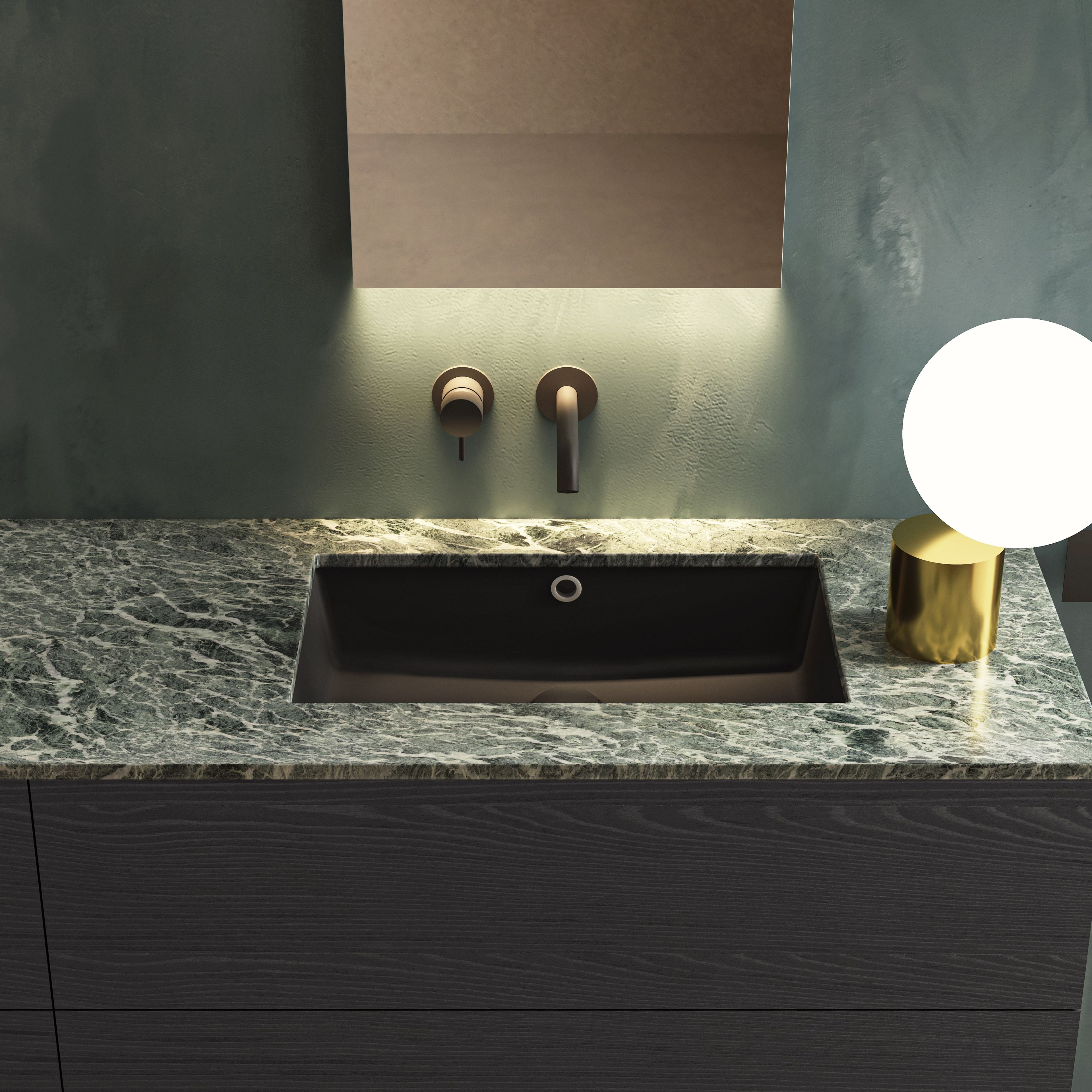 Деревянный двойной умывальник с ящиками Moab блок ARCH-00137738 - Вид №2