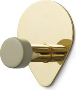 5000700 Peacock Hook Small Antique Celadon / Brass Normann Copenhagen