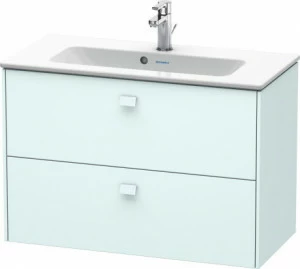 BR411100909 Brioso Тумбочка подвесная компакт Светло-голубой матовый декор