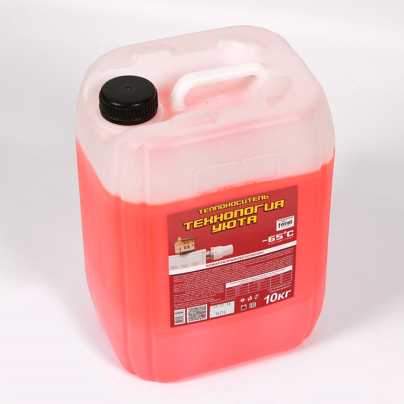 Теплоноситель Технология Уюта-65 Этиленгликоль 20кг Обнинскоргсинтез 602226