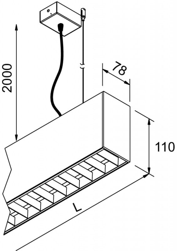Металлический подвесной светильник Lucifero's файл 2H ARCH-00094480 - Вид №4