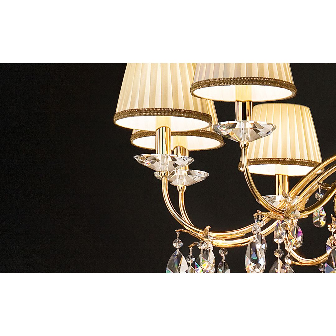 Masiero Primadonna 8 G01 cut crystal люстра подвесная 90618 - Вид №2