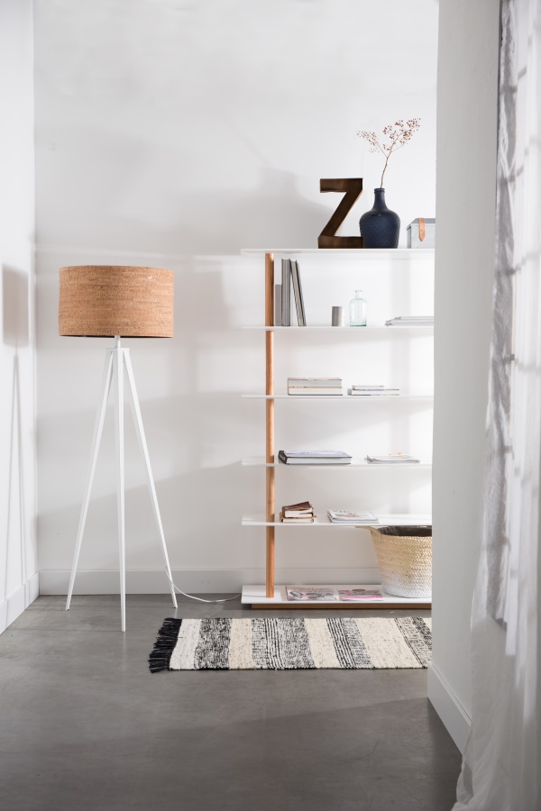 Лампа напольная Tripod Cork, бежевая Zuiver 5100049 - Вид №4