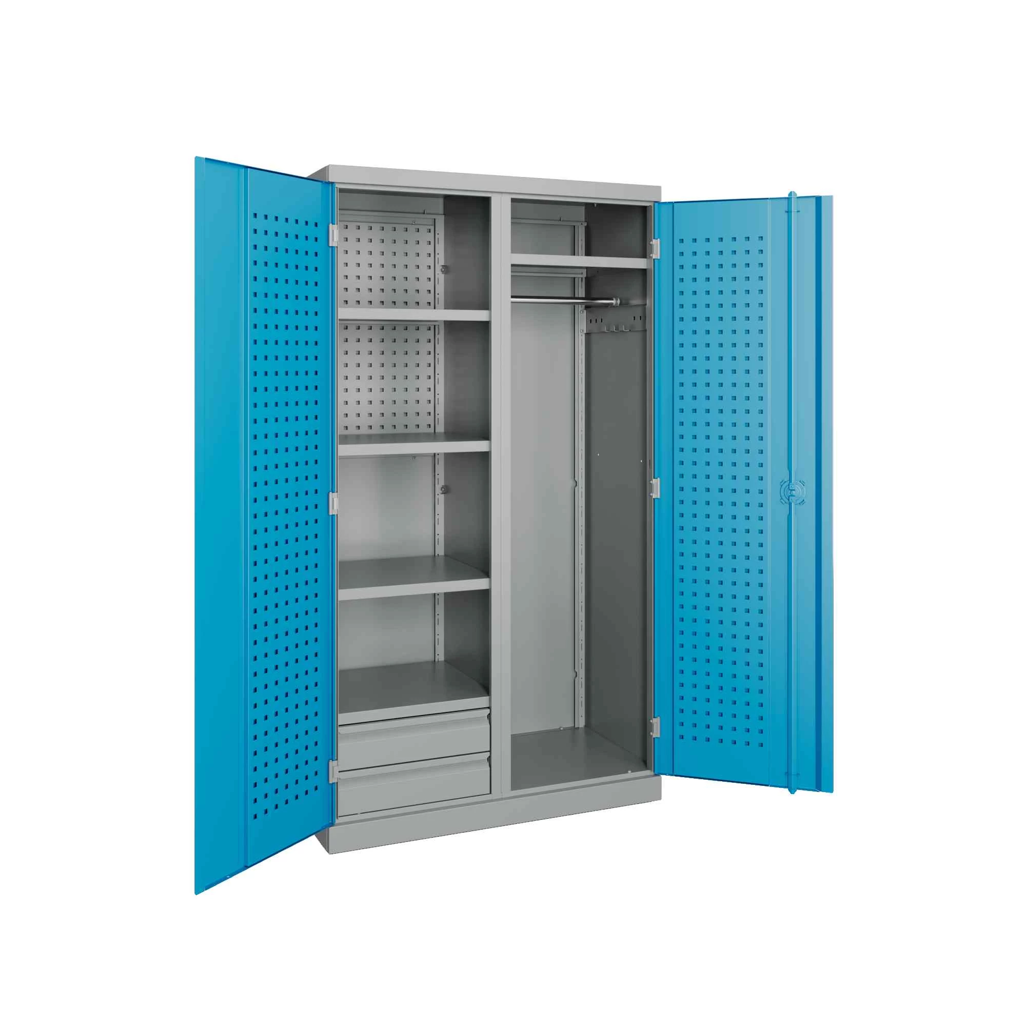 Шкаф металлический инструментальный TNC 182.2B.5S-1C Верстакофф 180400