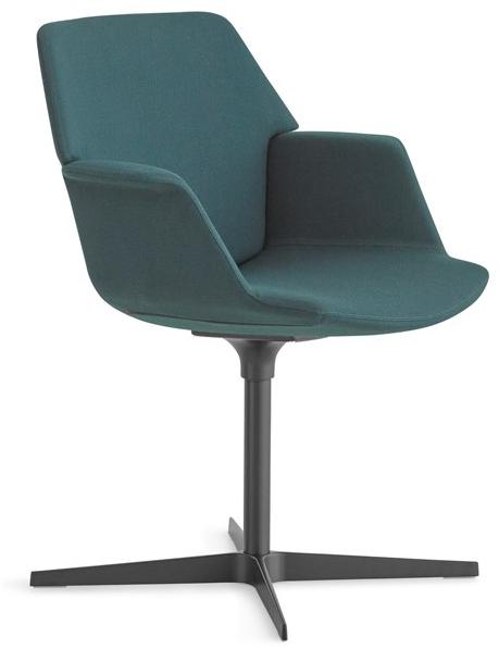 Lapalma Вращающееся кресло из ткани с 4 спицами Uno S233 - Вид №1