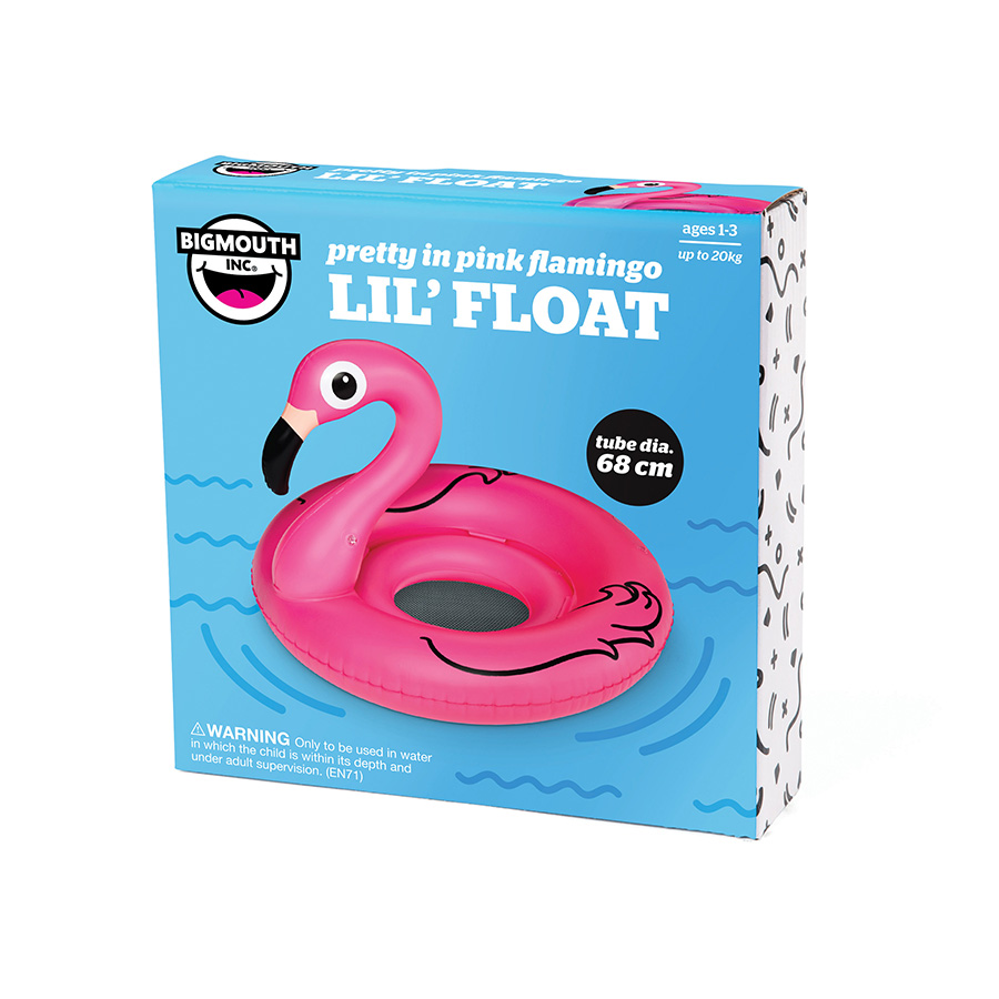 BMLF-0001-EU Круг надувной детский , pink flamingo BigMouth  - Вид №1