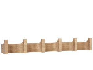 Настенная вешалка из массива дерева