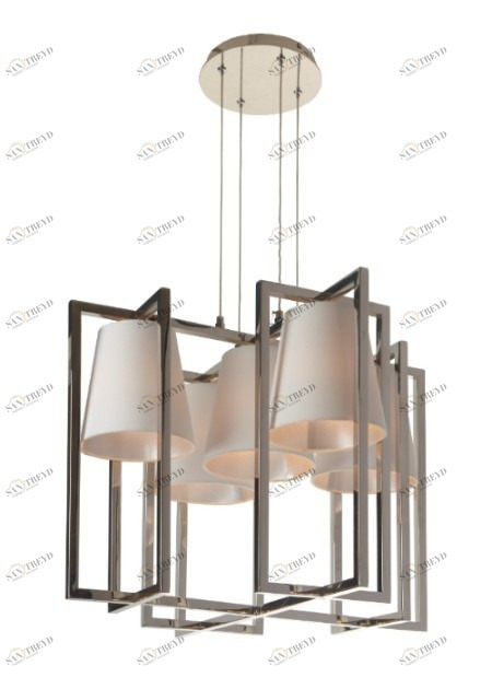 Люстра Hurricane хром 5 плафонов хром 50024 RVASTLEY ДИЗАЙНЕРСКИЕ, PUSHA 061633 Хром 