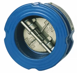 CIMBERIO CIM 3290 Чугунный межфланцевый пружинный двухстворчатый обратный клапан Pn16