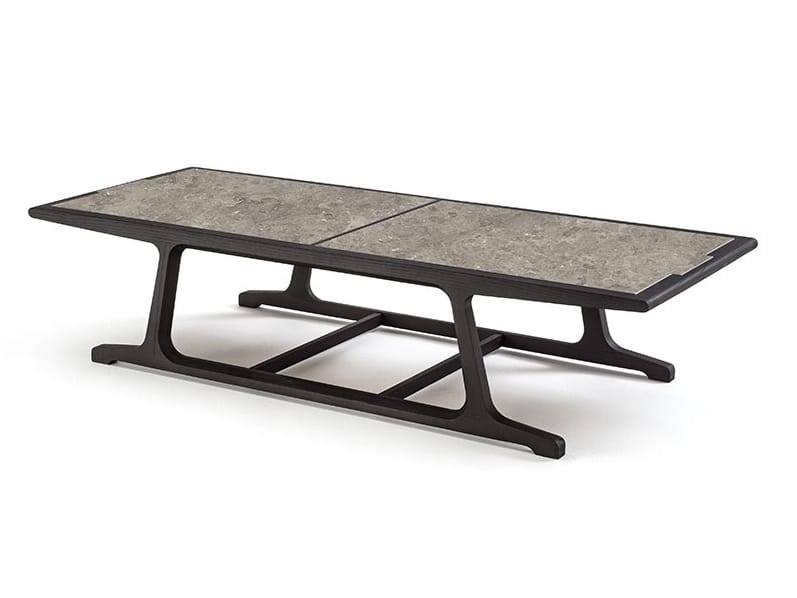 Прямоугольный низкий журнальный столик из керамогранита Frigerio Archè ARCH-00068572