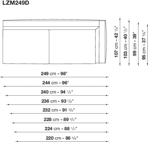 Угловой диван из ткани Maxalto Lucrezia Soft ARCH-00108784 - Вид №13