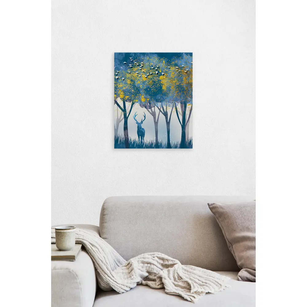 Картина на холсте Постер-лайн Лось в лесу 40x50 см STLM-2152164 - Вид №2
