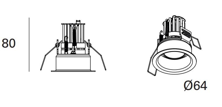 Утопленный круглый прожектор Lucifero's ARCH-00028038 - Вид №4