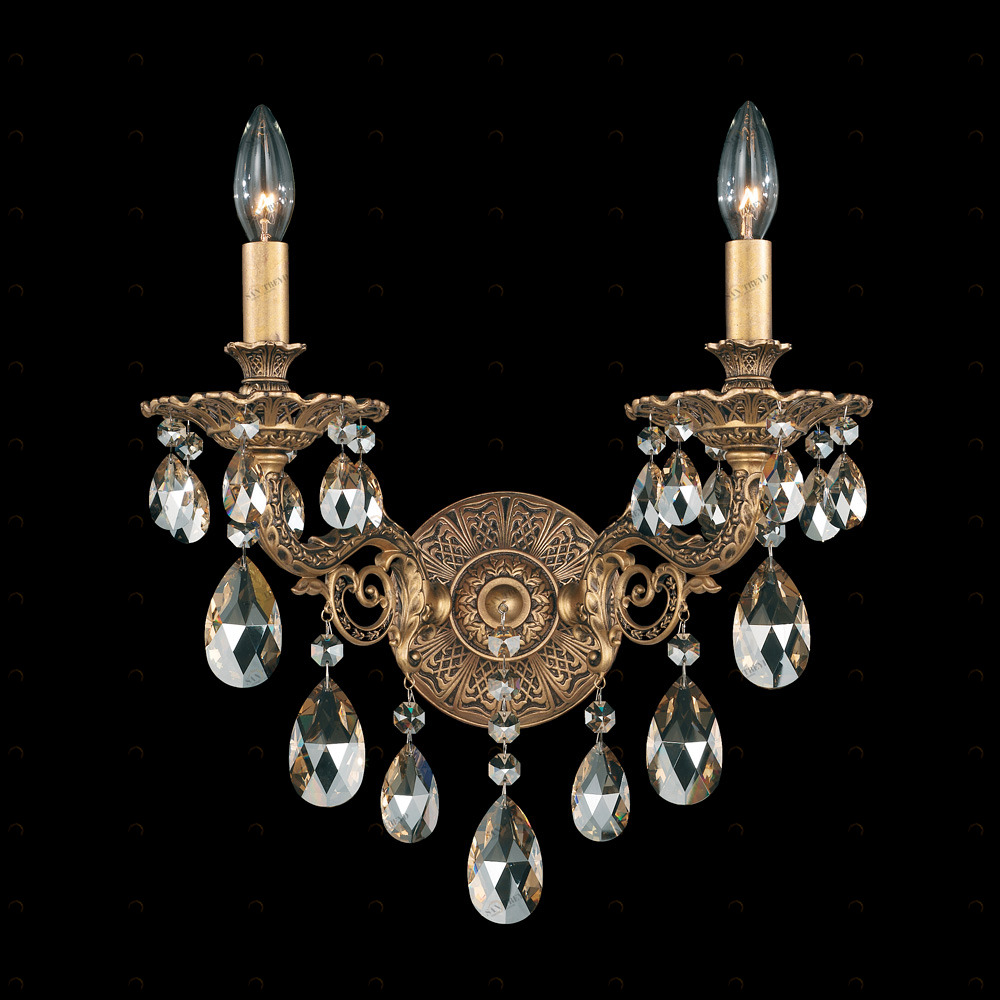 Бра 5642-89 A от Schonbek SCHONBEK СВЕЧА 245356 Прозрачный;серебро 