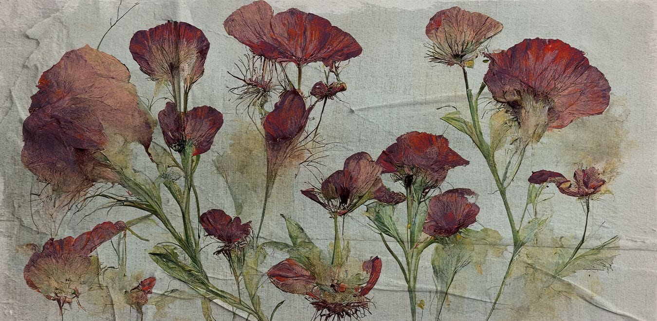 Обои с цветочными мотивами Creativespace Prêt-à-porter ARCH-00010123 - Вид №1