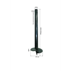 ТАВРОС Винтовая свая 89×2000 мм для надежного фундамента 82021533