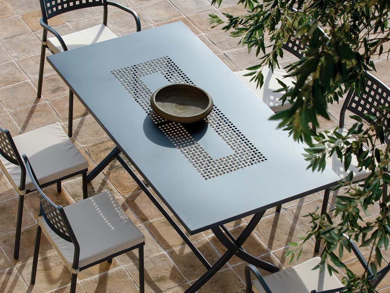 Металлический складной прямоугольный садовый стол Vermobil ARCH-00127368 - Вид №5