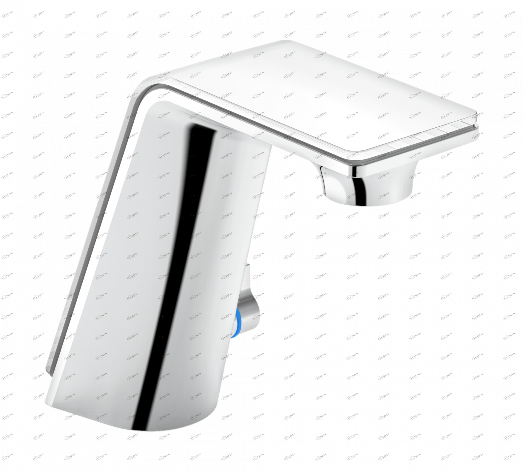 Oras 8710F Смеситель для умывальника, 6 V 8710F ALESSI Sense Хром/Белый 