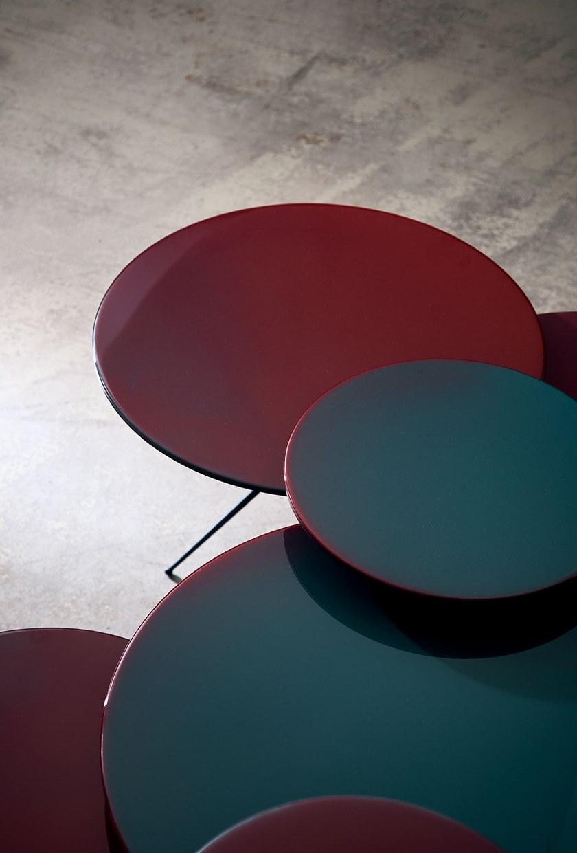 BAXTER Круглый лакированный журнальный столик Liquid sun-id-1510326 - Вид №14