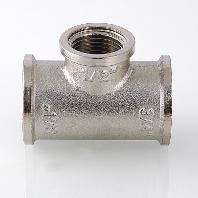 VTr.750.N.0705 Фитинг резьбовой – тройник переходной Valtec 1 1/4" х 3/4" х 1 1/4"  - Вид №4