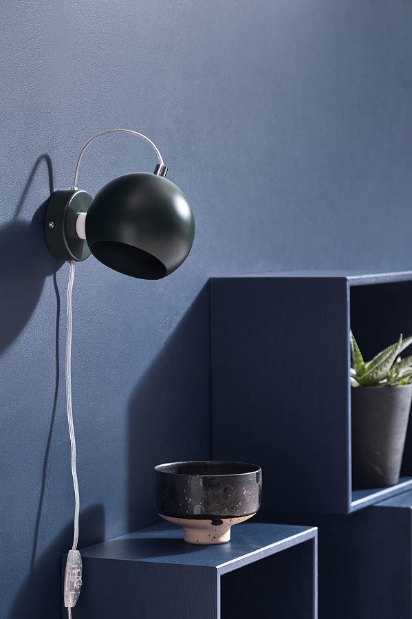 Бра светло-серое матовое 10х16х12 см Ball 4750_276011 FRANDSEN  00-3880803 Серый  - Вид №2