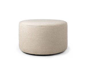 Круглый пуф из ткани