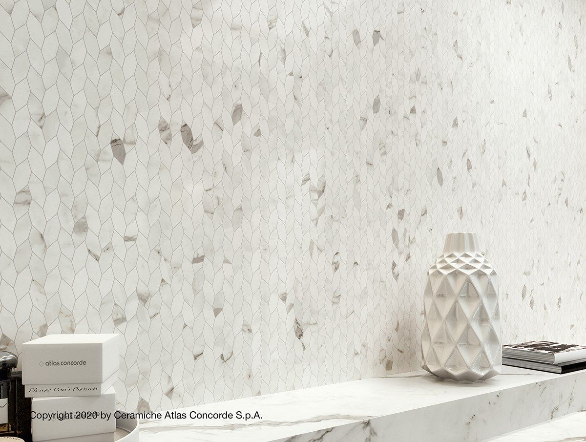 Белая паста керамическая мозаика Atlas Concorde Marvel Shine ARCH-00044876 - Вид №2