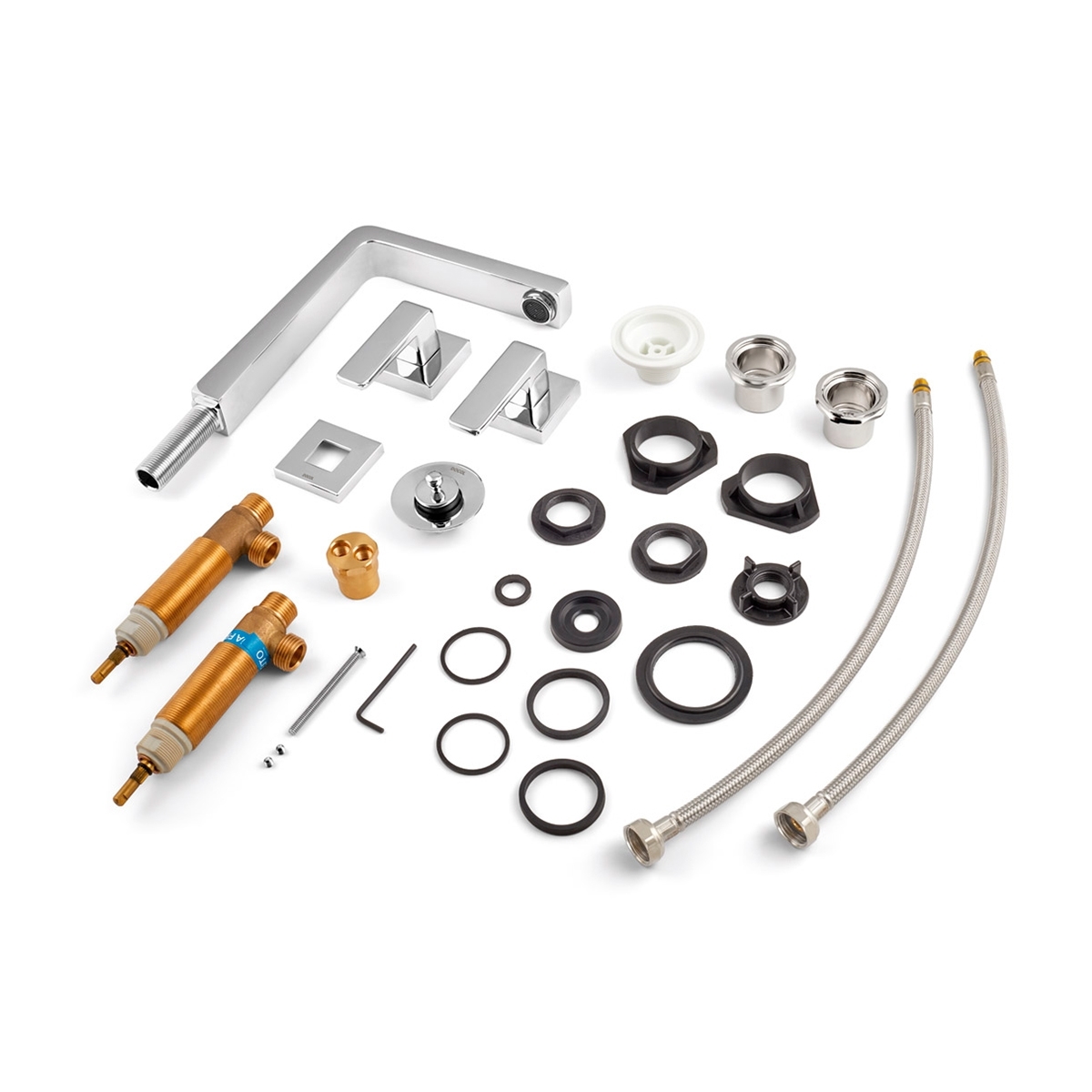 00820406 Смеситель для ванной комнаты из матового графита Docol DOCOL STILLO  - Вид №3