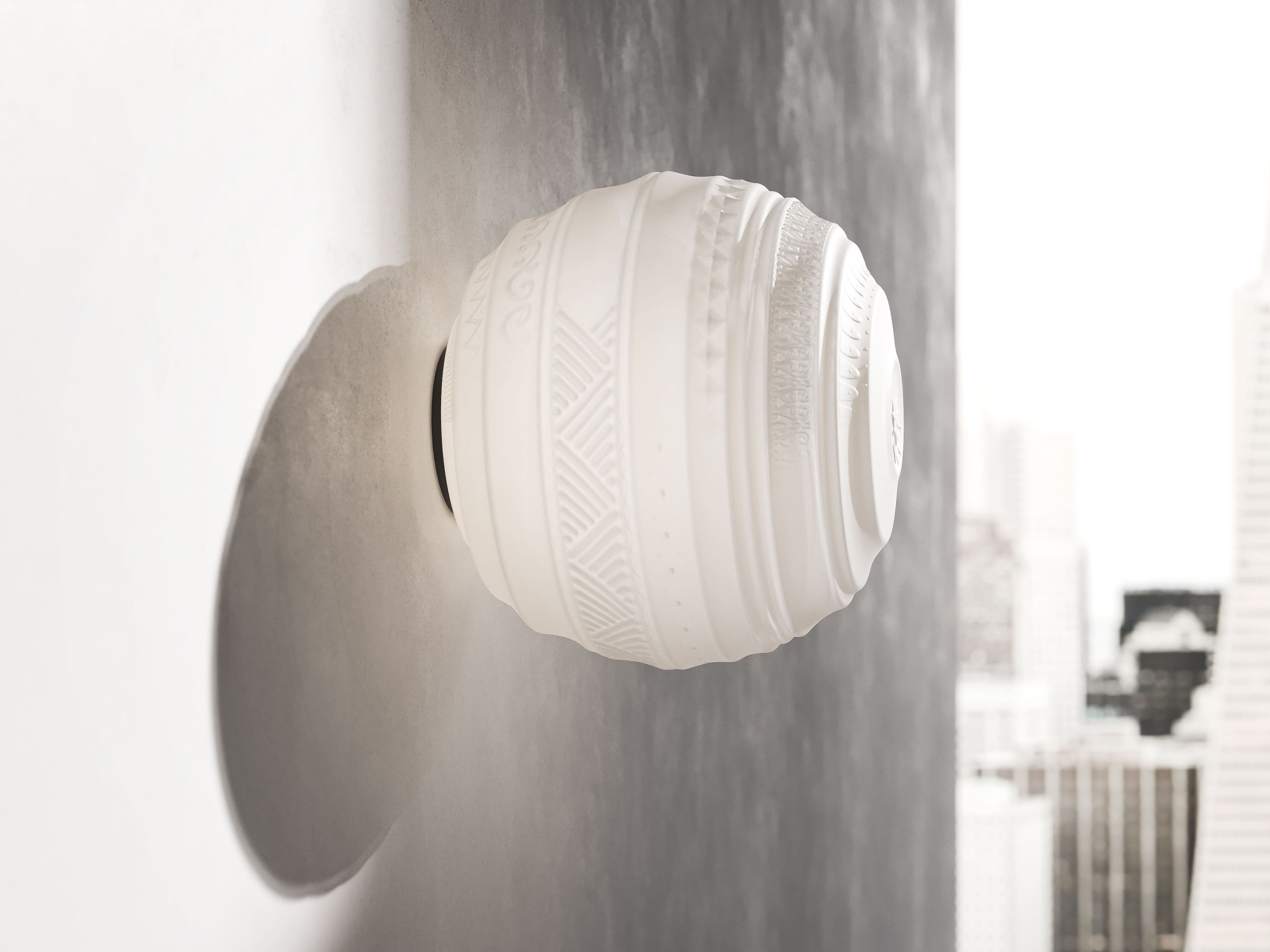 Настенный светильник / потолочный светильник из матового стекла Karman Шрифт Брайля ARCH-00054661