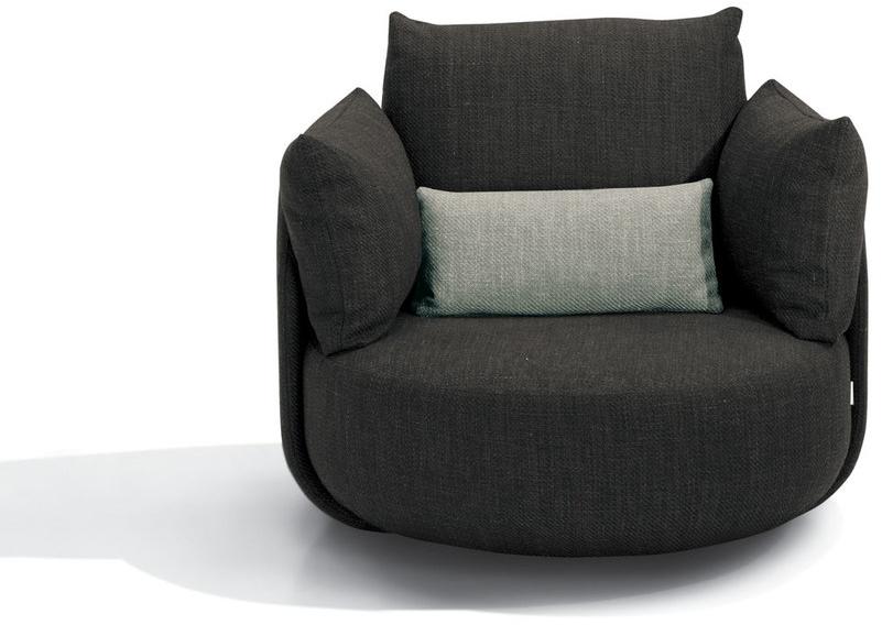 MissoniHome Кресло из ткани с подлокотниками Tiamat sun-id-1491761 - Вид №1