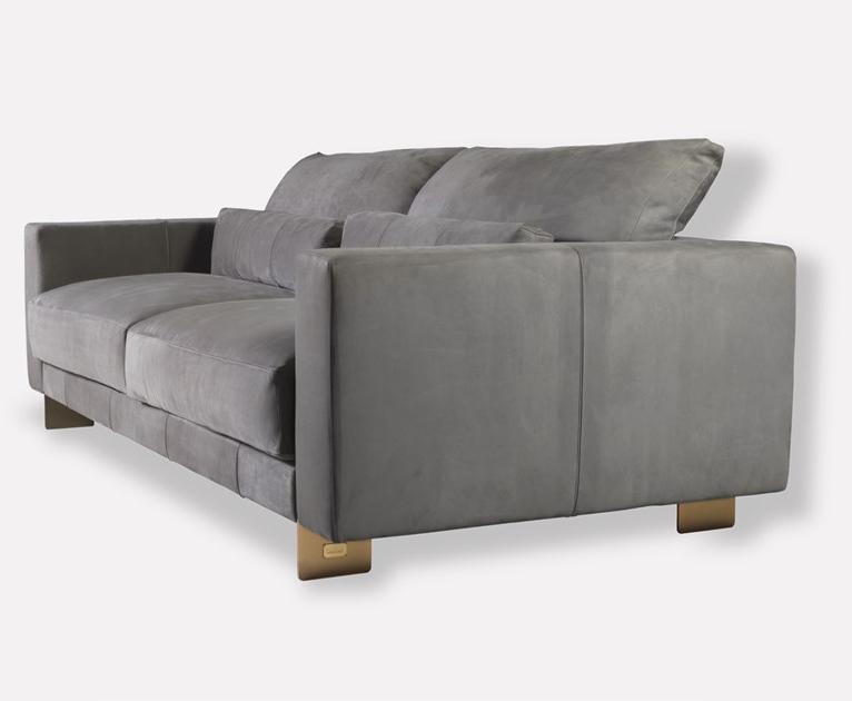 MORADA 3-х местный диван из нубука Divo Divo som - Вид №1