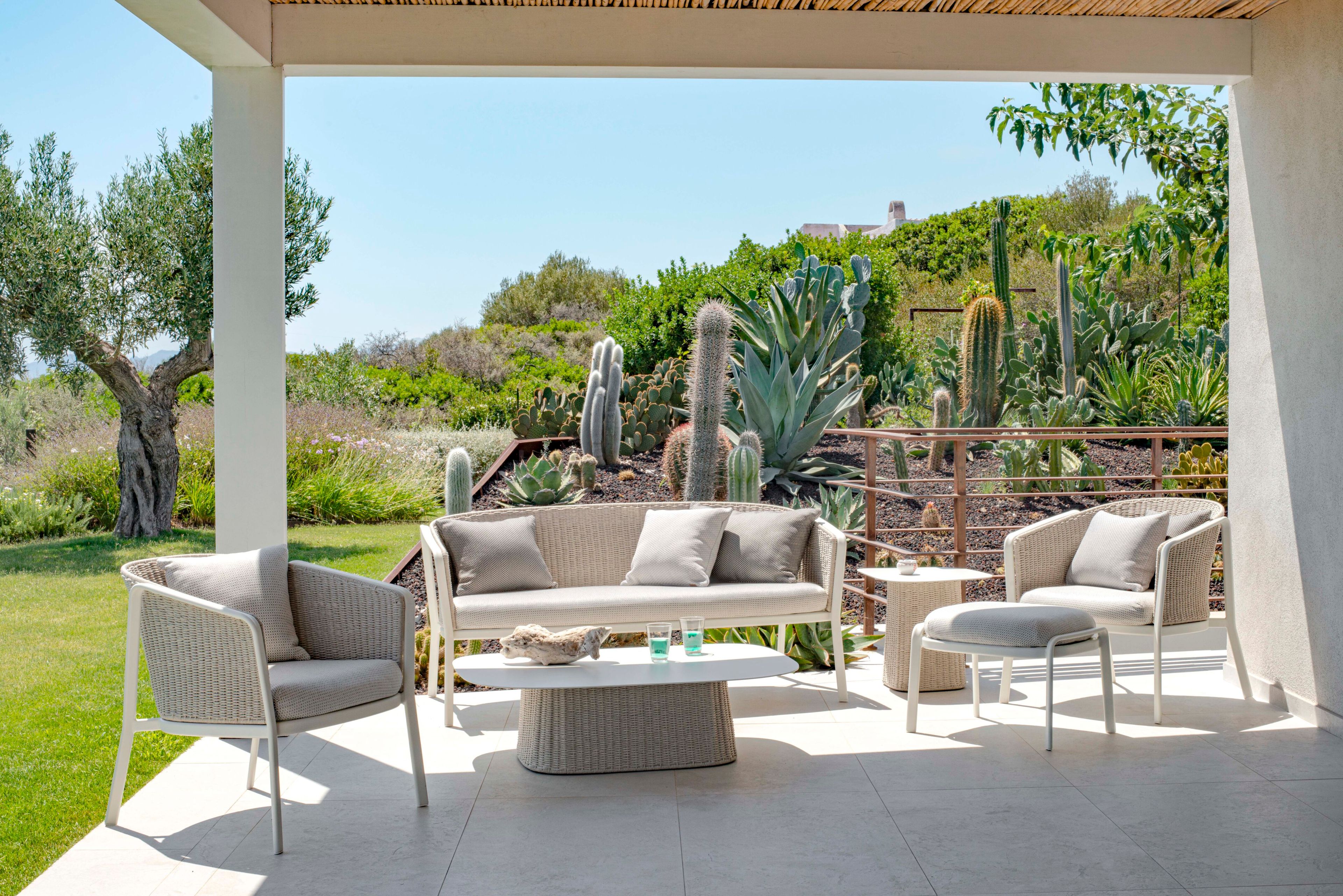 Алюминиевое кресло для отдыха и квадратная плетеная веревка emu ARCH-00058900 - Вид №9