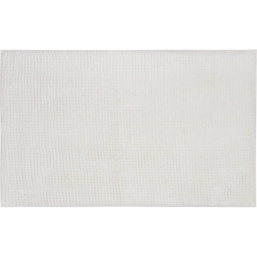 Коврик для ванной Merci 45x70 см цвет белый 82490634 STLM-2027000 Santreyd