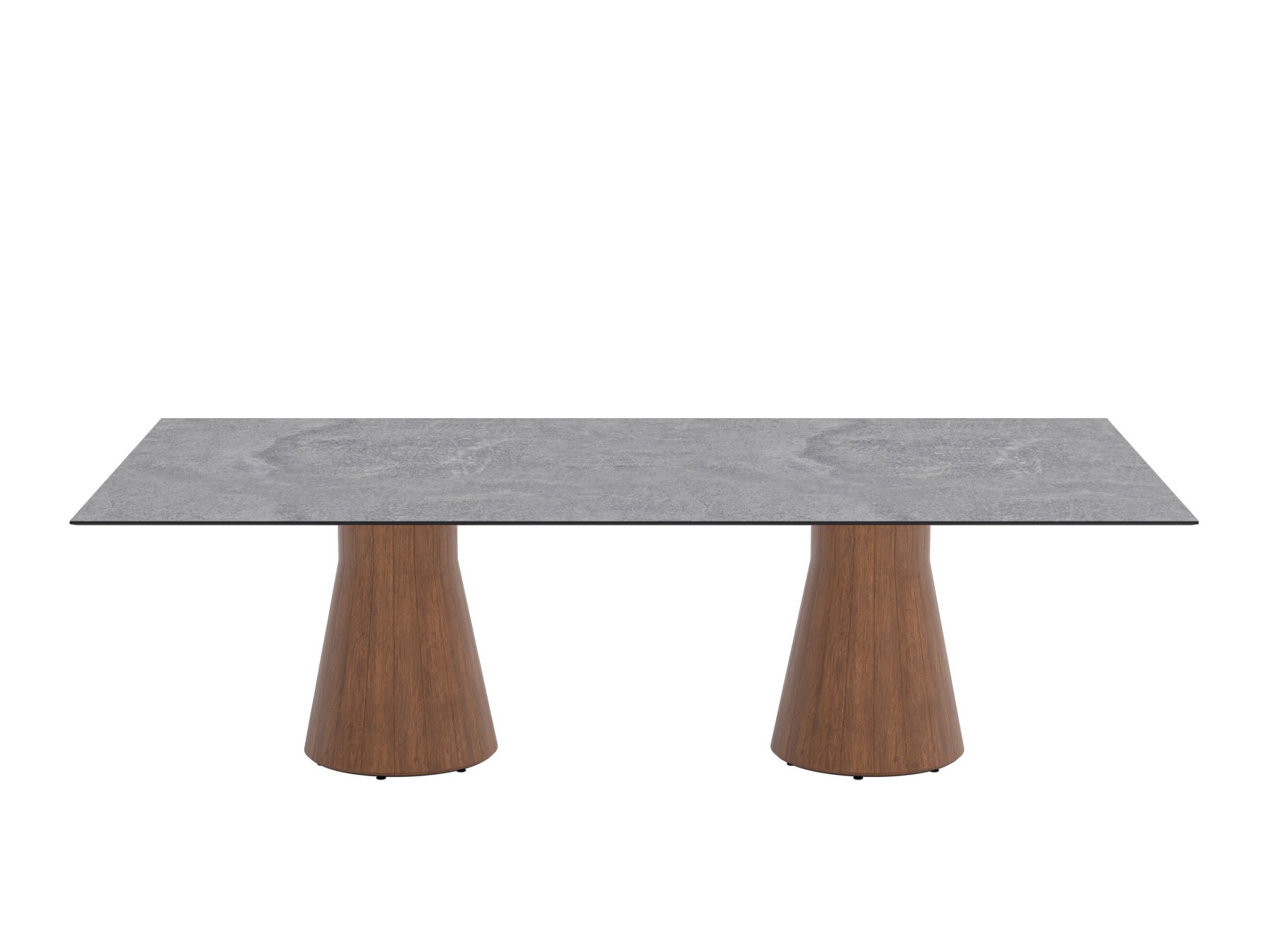 Прямоугольный стол с основанием iroko Andreu World Reverse Wood Outdoor ARCH-00111200