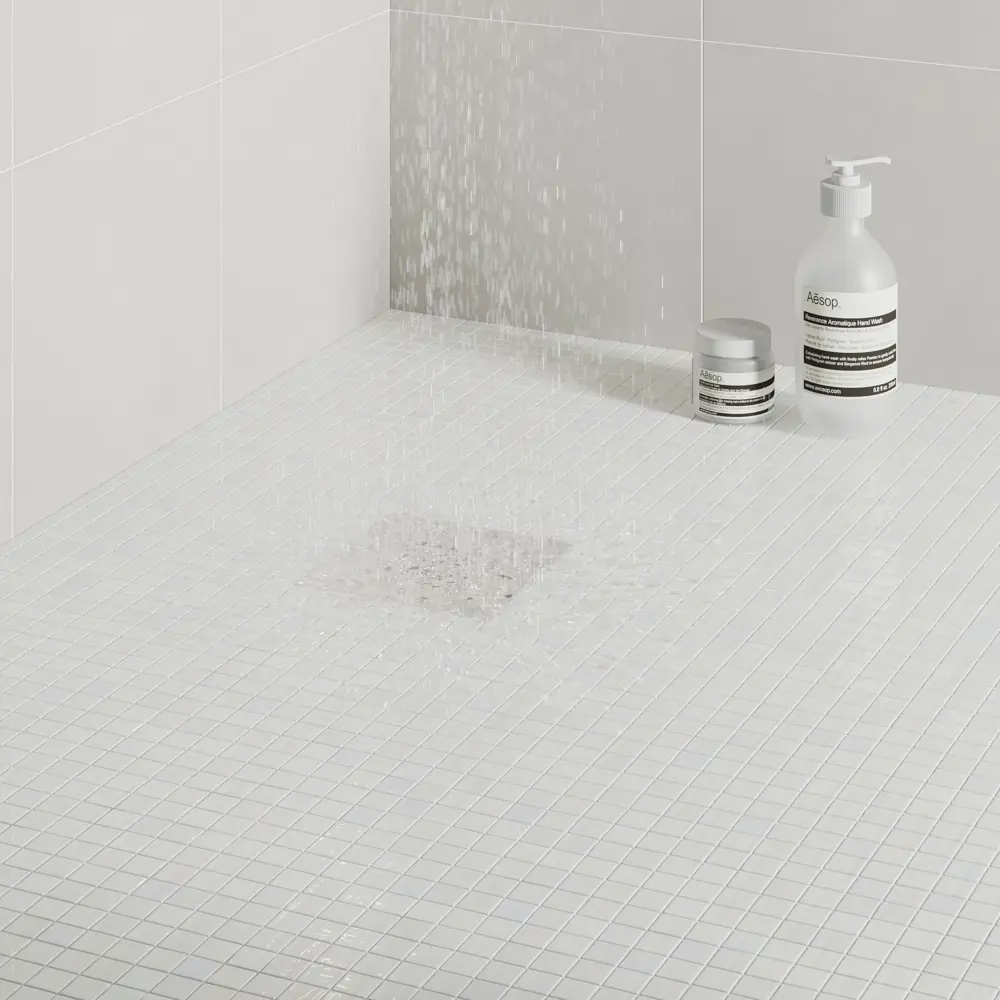 Мозаика Pietra Opalo Blanco стекломасса 31.1x4.9 см цвет белый 83681515 STLM-2075228 Santreyd Мозаика Onix - Вид №7