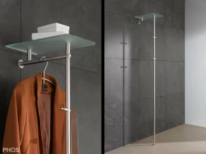 GL1G L-образный шкаф для прихожей со стеклянной полкой PHOS