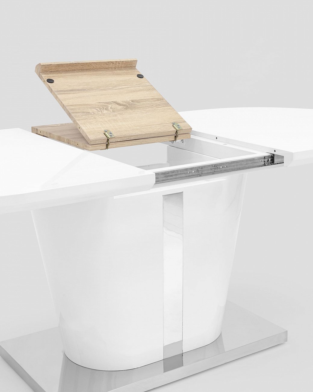 Стол обеденный раздвижной белый 160-220 см "Мулен" STOOL GROUP  00-3958845 Белый  - Вид №7