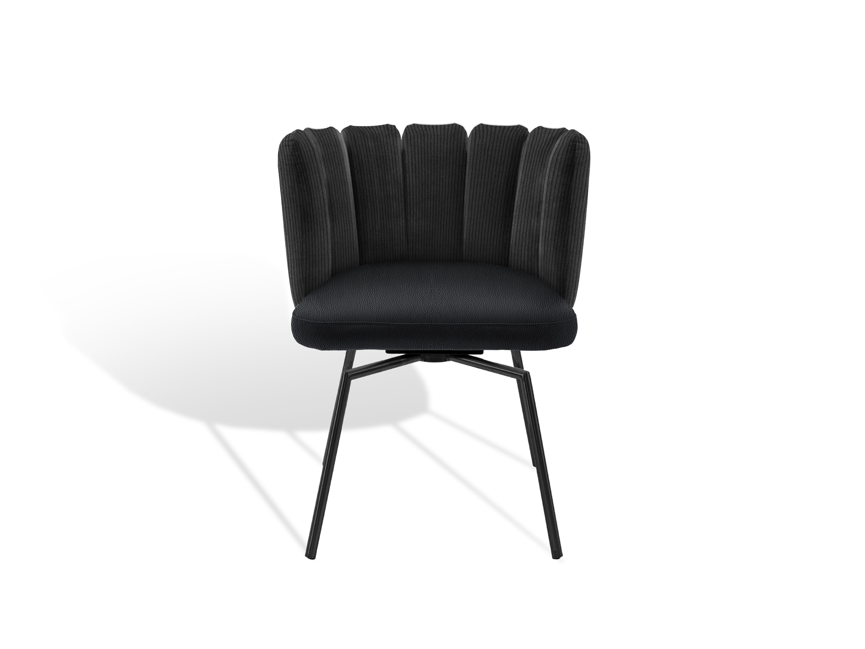 Мягкий стул с подлокотниками и крестообразной рамой KFF ARCH-00057569 - Вид №2