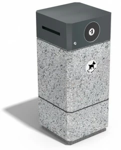 ENCHO ENCHEV - ETE Бетонная урна с крышкой для собачьих экскрементов  181